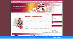 Desktop Screenshot of leybournesurgery.co.uk